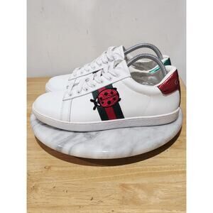 Ace Sneakers Lady Bug Pineapple White Sz 8